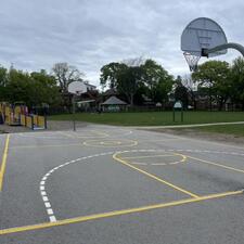 New basketball court